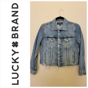 **SOLD ON MERCARI** Lucky Brand Tomboy Trucker Jean Jacket